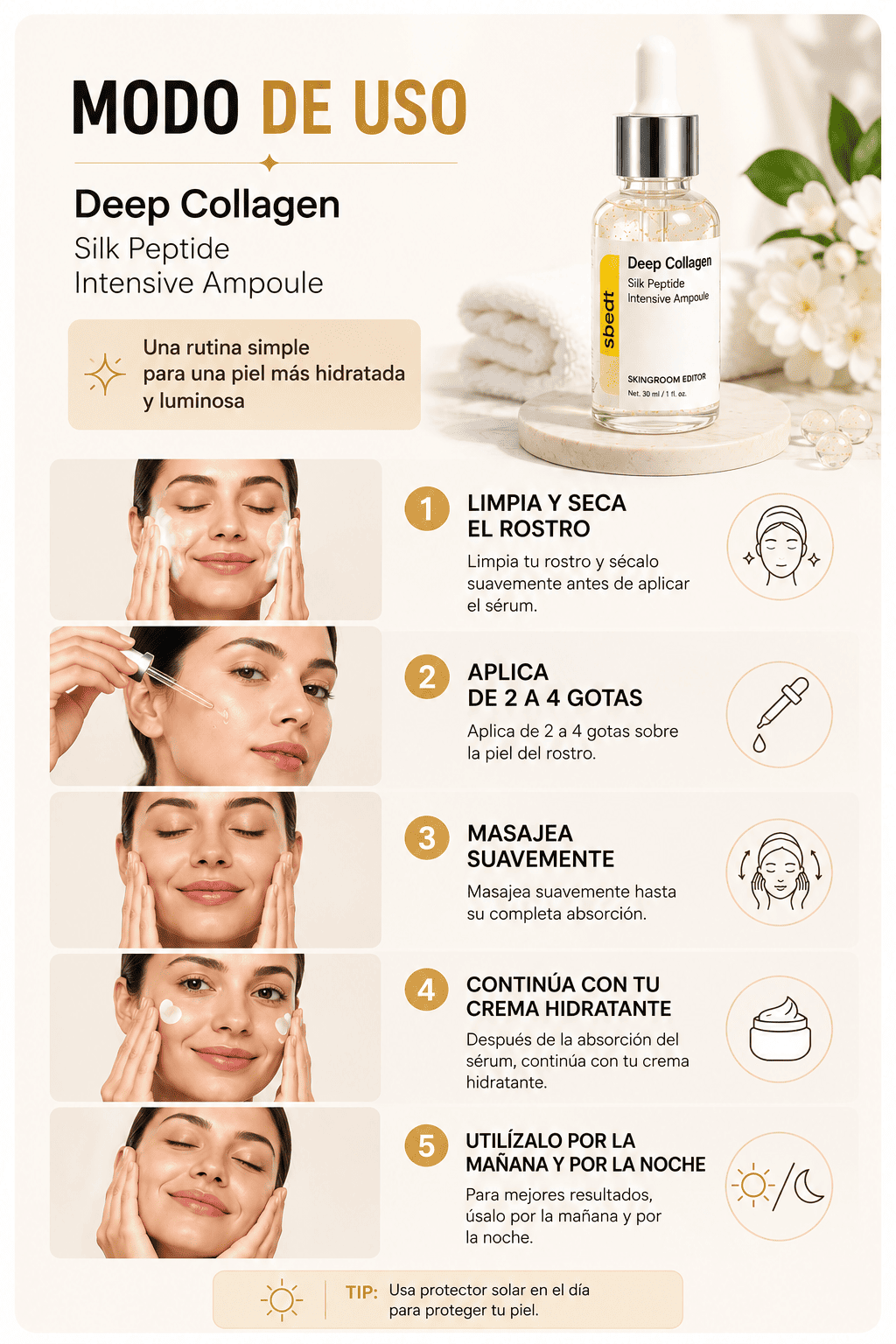 2x1 Deep Collagen™ - Para una piel más firme, suave y luminosa.